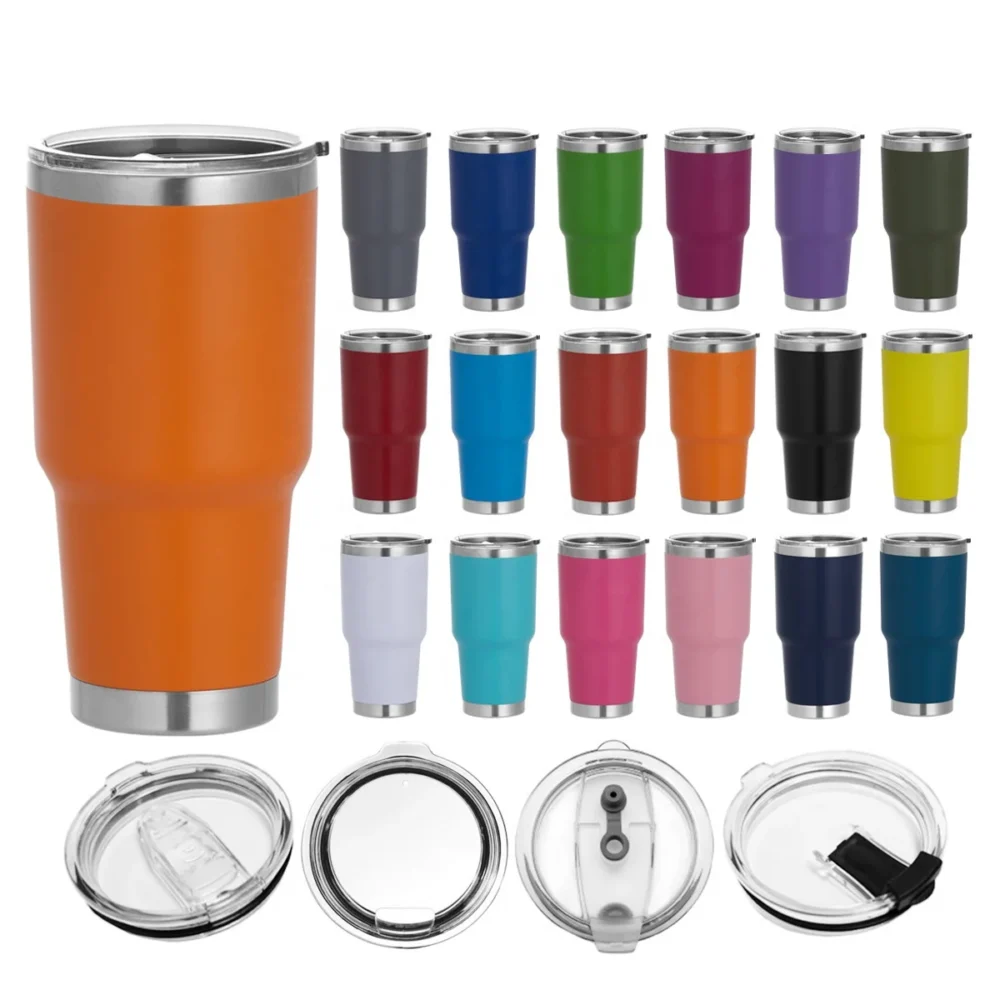 30 oz Best Selling Custom Stainless Steel Wholesale Bulk Coffee Travel Mug Double Walled Vacuum Insulated Tumblers with Lid